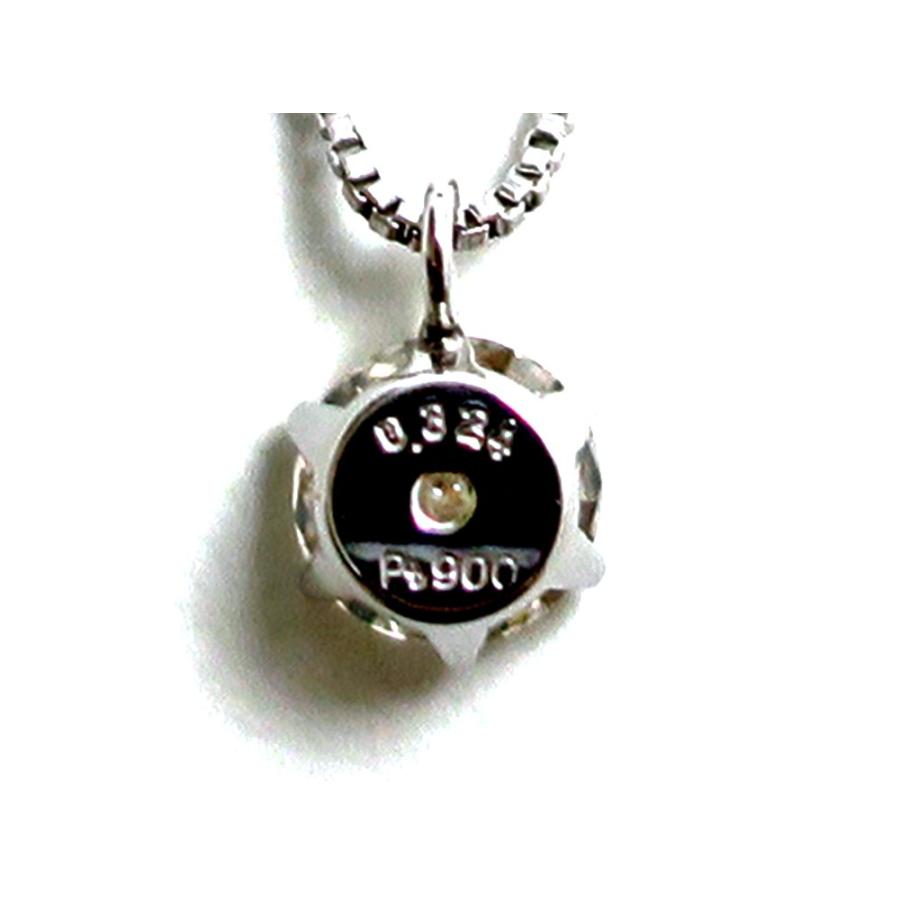ジュエリー プラチナ ダイヤモンド ネックレス ダイヤ0.324ct_3
