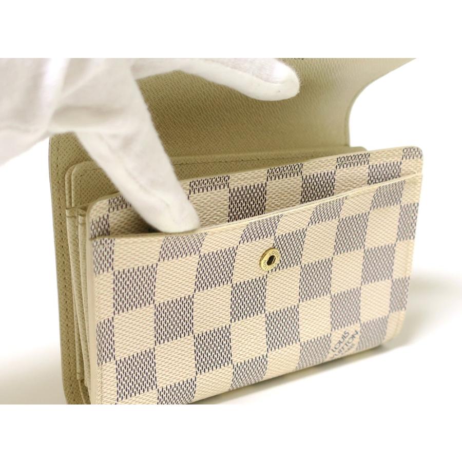 ルイヴィトン ダミエ アズール ポルトフォイユ・アレクサンドラ 財布