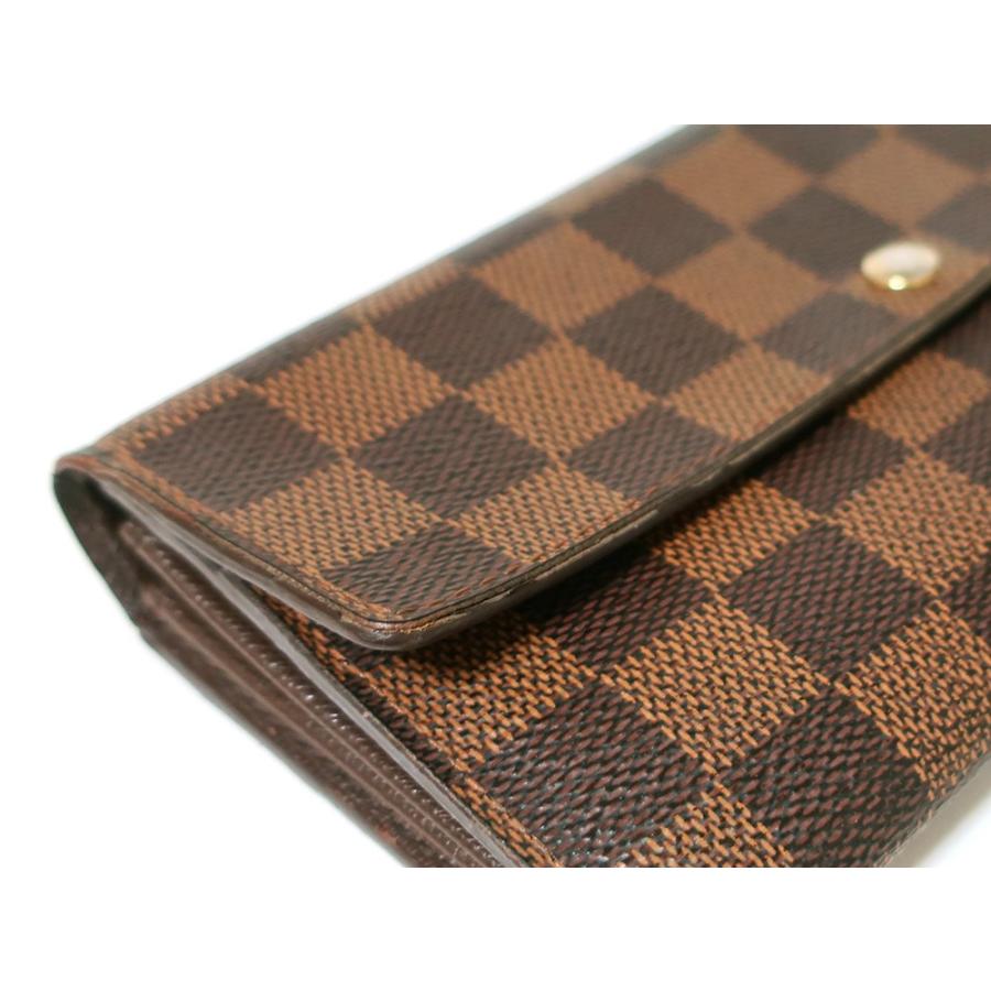 ルイヴィトン ダミエ エベヌ ポルトフォイユ・サラ 長財布 N61734