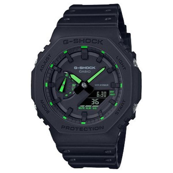 CASIO カシオ 腕時計 海外モデル GA-2100-1A3 メンズ G-SHOCK Gショック NEON ACCENT ネオンアクセント