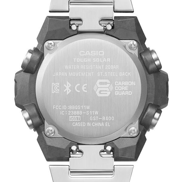 【国内正規品】CASIO カシオ 腕時計 GST-B400D-1AJF メンズ G-SHOCK ジーショック G-STEEL ジースチール タフソーラー｜okurimonoya1｜04