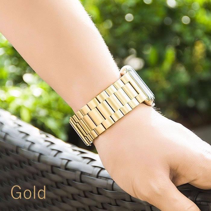 アップルウォッチ バンド メンズ ベルト ステンレス apple watch