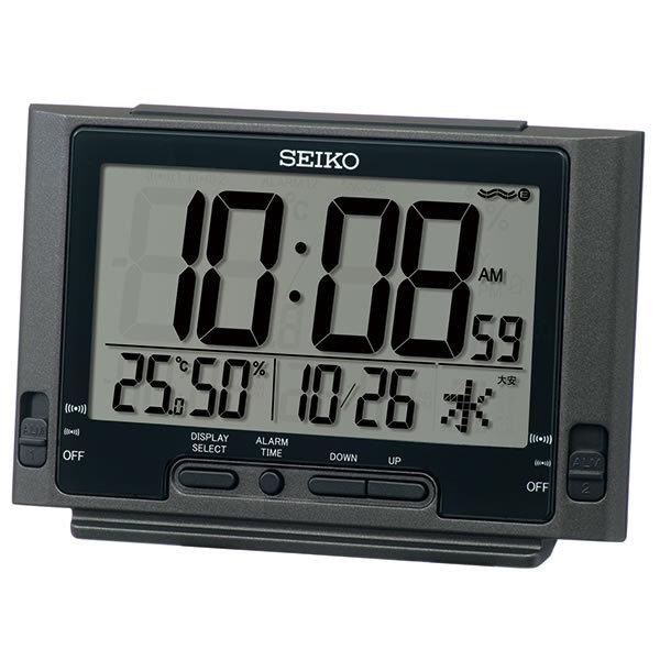SEIKO セイコー クロック SQ320K デジタル電波置時計 温湿度計