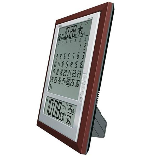 【正規品】SEIKO セイコー クロック SQ421B 電波時計 掛置兼用時計 カレンダー｜okurimonoya1｜02