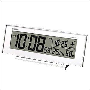 SEIKO セイコー クロック 目覚まし時計 SQ762W OUTLET SALE ショッピング 電波時計