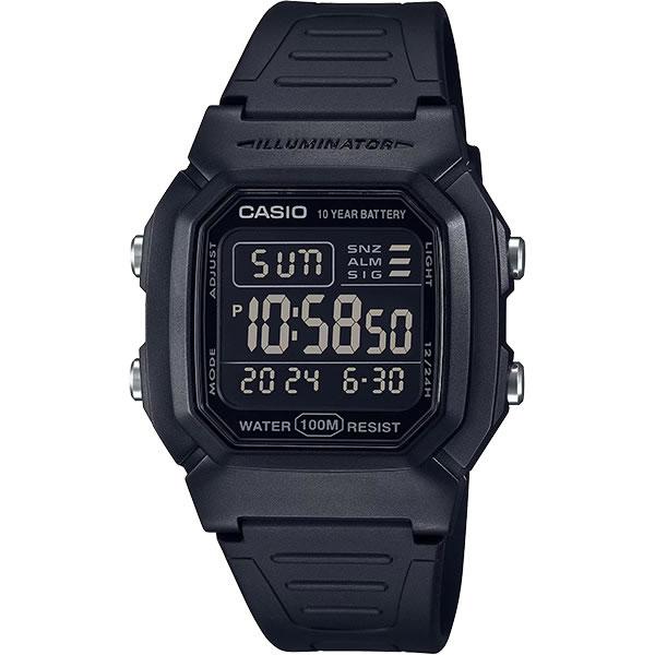 【並行輸入品】【BOX無し】CASIO カシオ 腕時計 W-800H-1B メンズ レディース STANDARD スタンダード チプカシ チープカシオ クオーツ キッズ 男の子 女の子（Yahoo!・フリースタイルヤフー店）