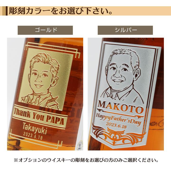 【父の日  専用】名入れ 似顔絵 タンブラー 435ml ＆ バーボンウイスキー ジムビーム 700ml セット ｜ JIM BEAM プレゼント | ジムビーム | 08