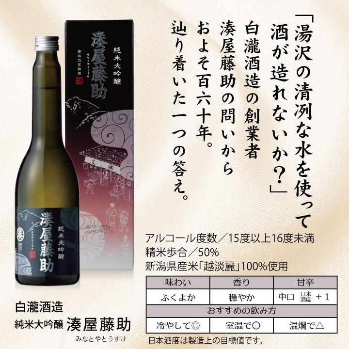 【名入れ彫刻】湊屋藤助 630ml 白瀧酒造【公式コラボ商品】 | 湊屋藤助 | 01