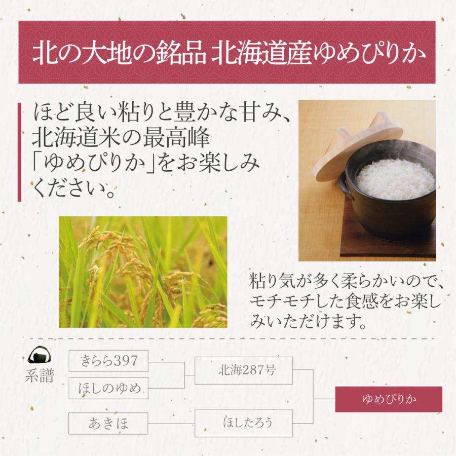 無洗米 5kg 米 ゆめぴりか 北海道産 お米 米5kg 無洗米 5キロ 送料無料 米無洗米 白米 精米 おこめ 宅配 送料無 安い 格安 父の日 令和5年産 単一原料米 特A｜okusamajirushi｜03