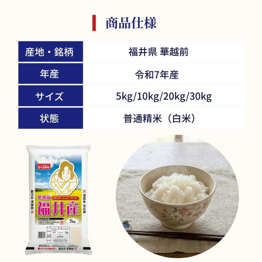 おくさま印 新米 令和8年産 福井県産 ハナエチゼン 白米 10kg（5kg×2袋