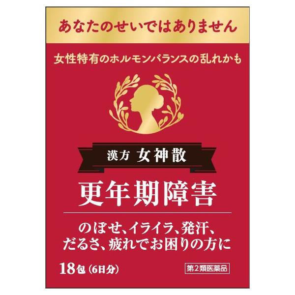 小太郎漢方　漢方女神散エキス細粒G　ニョシンサンエキスサイリュウＧ  18包（6日分）保健薬　婦人薬　　医薬品　医薬部外品｜okusuriyasan