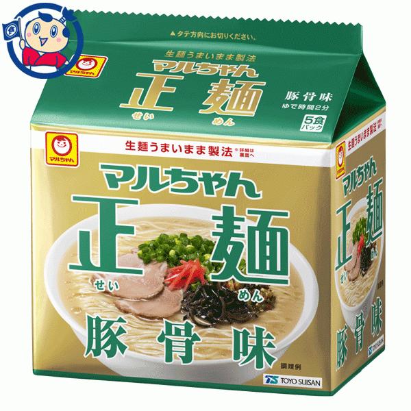 送料無料 インスタント袋麺 東洋水産 マルちゃん 正麺 豚骨味 5食 6袋入 3ケース 北海道 沖縄 離島は送料無料対象外 インスタントラーメン Robertoortiz Com Co