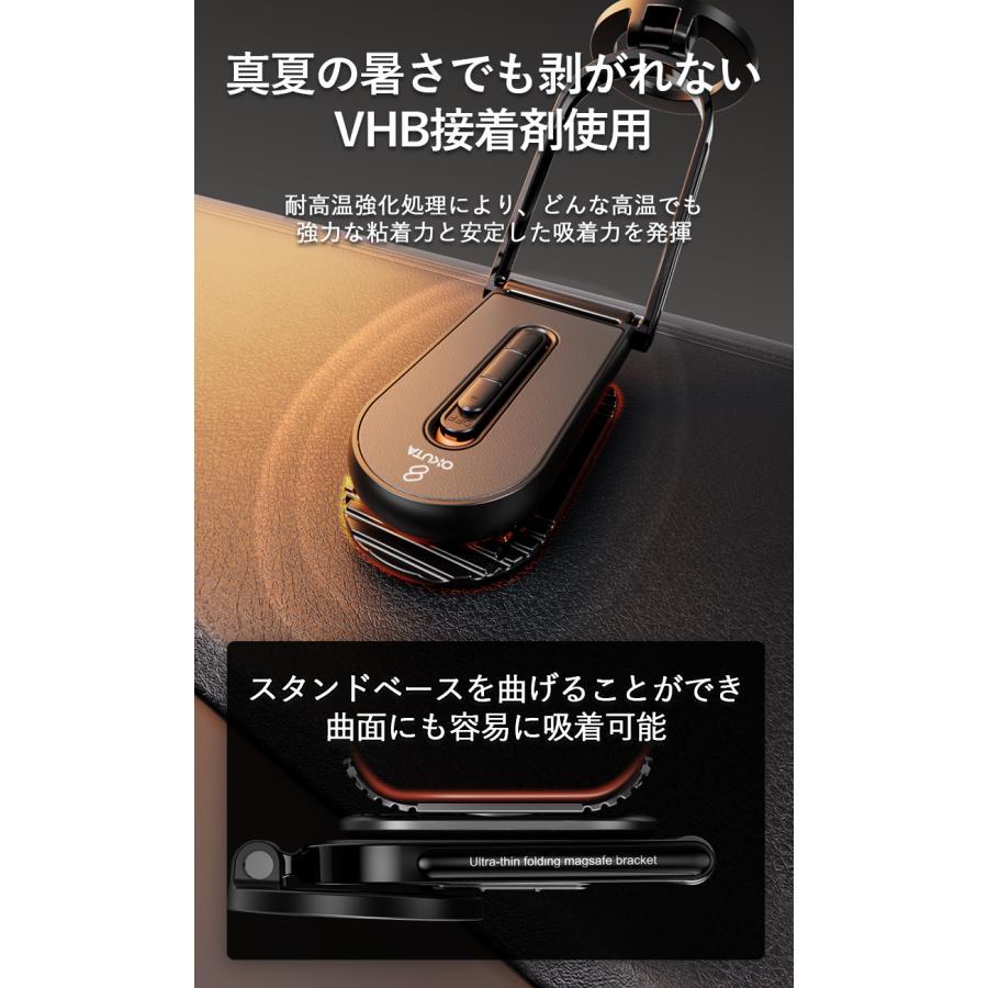車載ホルター スマホホルダー スマートフォンスタンド MagSafe