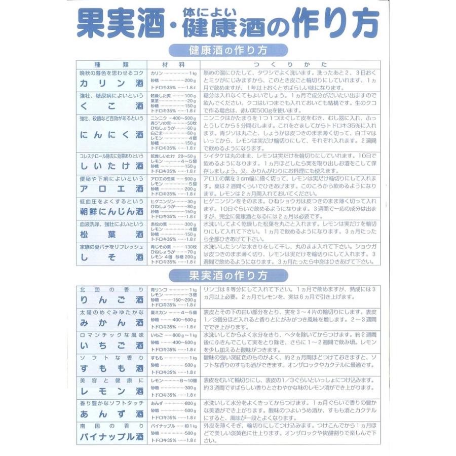 送料無料 ホワイトリカー 1,800mlパック×6本 35度 甲類焼酎 轟醸造（別途送料：北海道880円・沖縄1,650円・離島は別途送料）｜oky-yokocho｜03