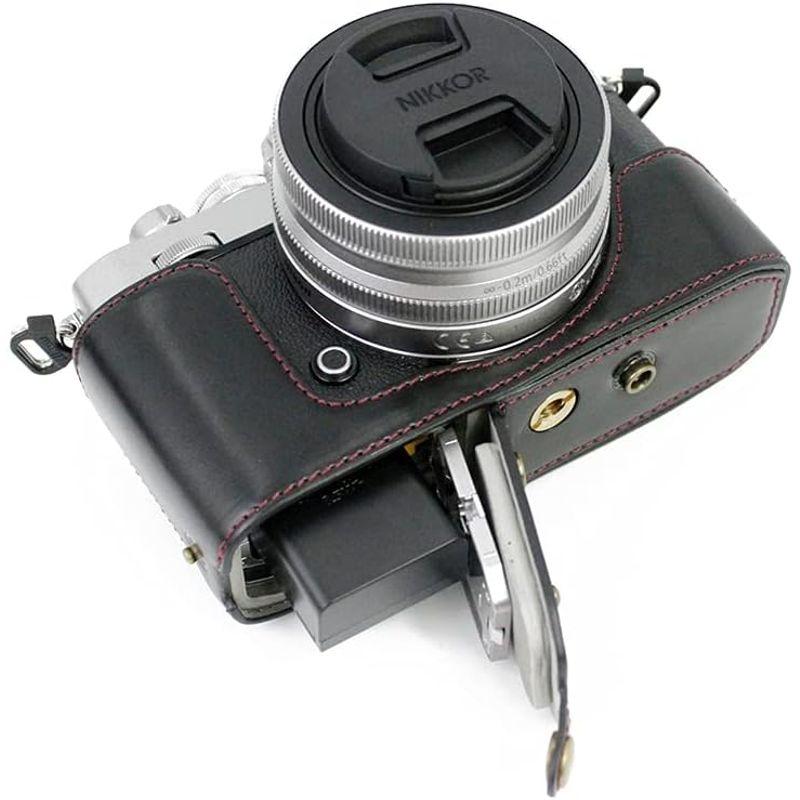 対応 NIKON ニコン Zfc Z fc 一眼 カメラケース カメラカバー カメラバッグ カメラホルダー、KOOWL手作りのレザーカメラフ｜olc-store｜08