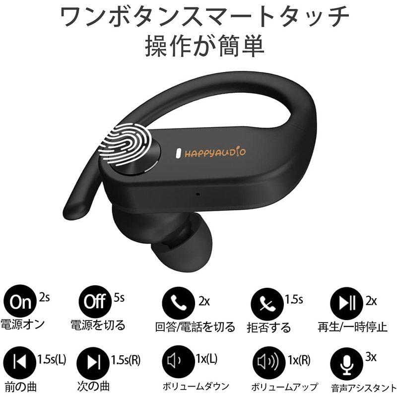 HAPPYAUDIO S1 最新スポーツBluetoothヘッドセット 56時間連続音楽再生 TWS Bluetoothヘッドセット IPX｜olc-store｜08