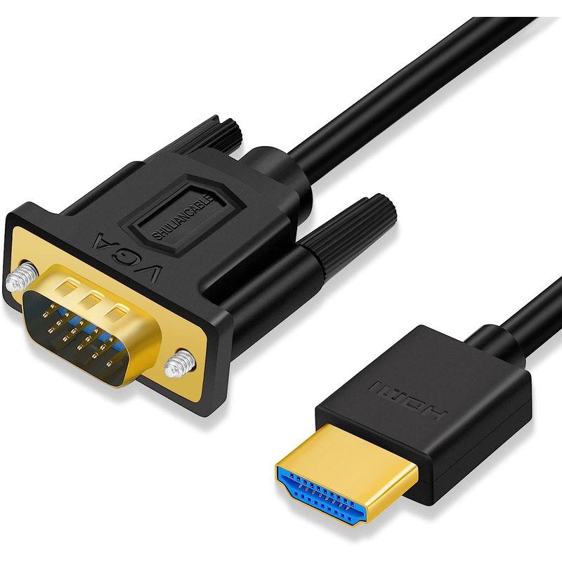 SHULIANCABLE HDMI VGA 変換ケーブル, 1080p@60Hz HDMI オス to VGA オス ラップトップ, PC,｜olc-store｜07