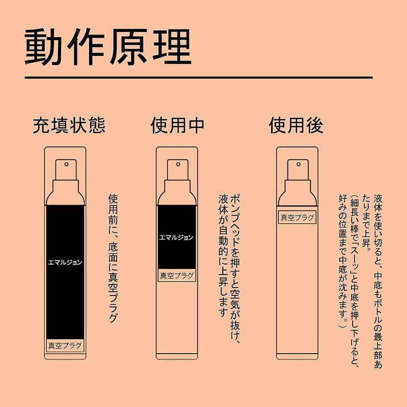 真空ボトル 30ml 6個入り ポンプボトル 化粧品小分けボトル ポンプタイプ エアレス プッシュボトル 温泉 旅行ボトル プラスチック容器｜olc-store｜07