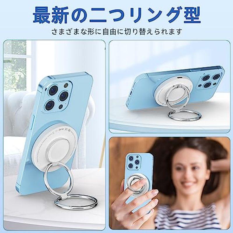 2023最新型HOUOA 3in1 magsafe充電器 最新のダブルリング 2023最新型HOUOA 3in1 magsafe充電器 最新のダブルリング