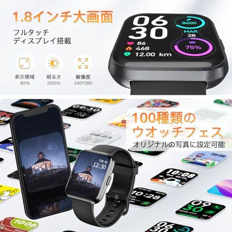 スマートウォッチ 通話機能付き Alexa iphone対応,2023年最新 スマートウォッチ 通話機能付き Alexa iphone対応,2023年最新