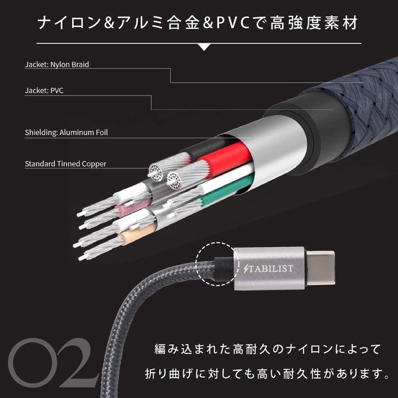 USB-Type-C ケーブル 3A 急速充電 1m USB3.0 変換 タイプc typec USB-C usbc USB-A andro｜olc-store｜08