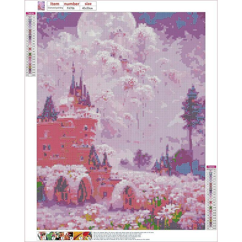 JISHSHAY ダイヤモンドアート 四角いビーズ 40x50cm 5d JISHSHAY ダイヤモンドアート 四角いビーズ 40x50cm 5d