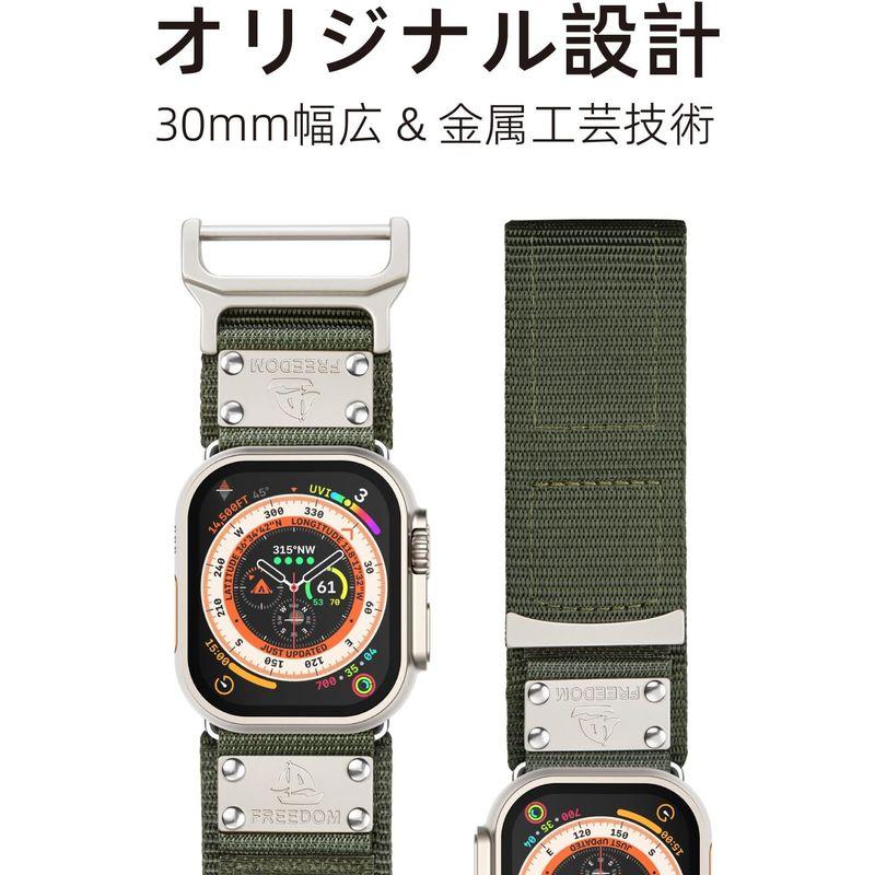 Suitisbest コンパチブル アップルウォッチ バンド ナイロン 49mm 45mm 44mm 42mm Apple Watch バン｜olc-store｜03