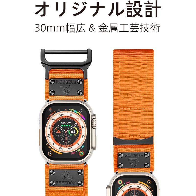 Suitisbest コンパチブル アップルウォッチ バンド ナイロン 49mm 45mm 44mm 42mm Apple Watch バン｜olc-store｜06