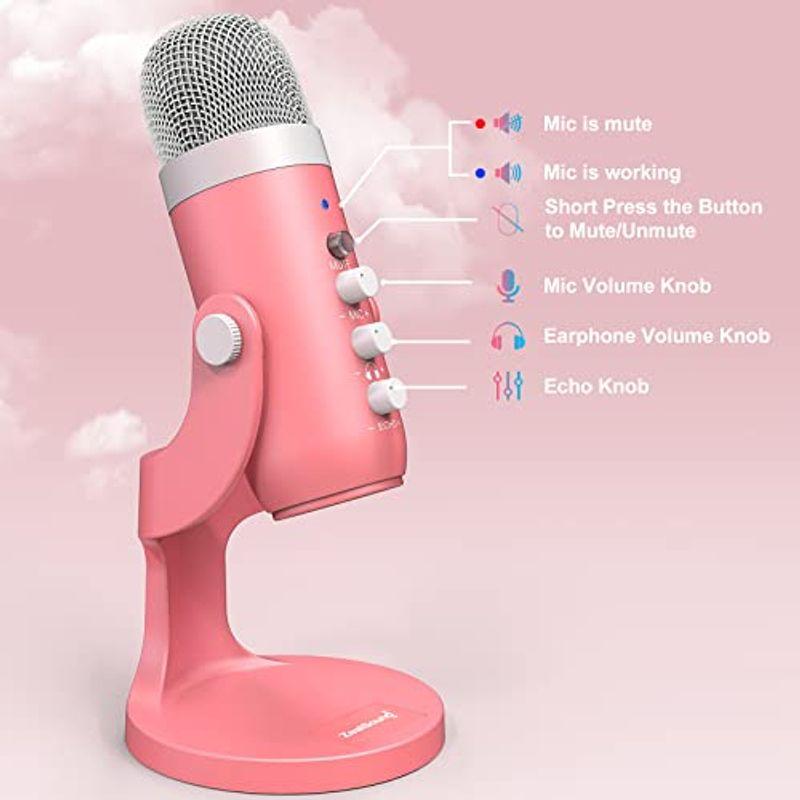 ZealSound 配信用マイク ASMRマイク コンデンサーマイク USB ZealSound 配信用マイク ASMRマイク コンデンサーマイク USB