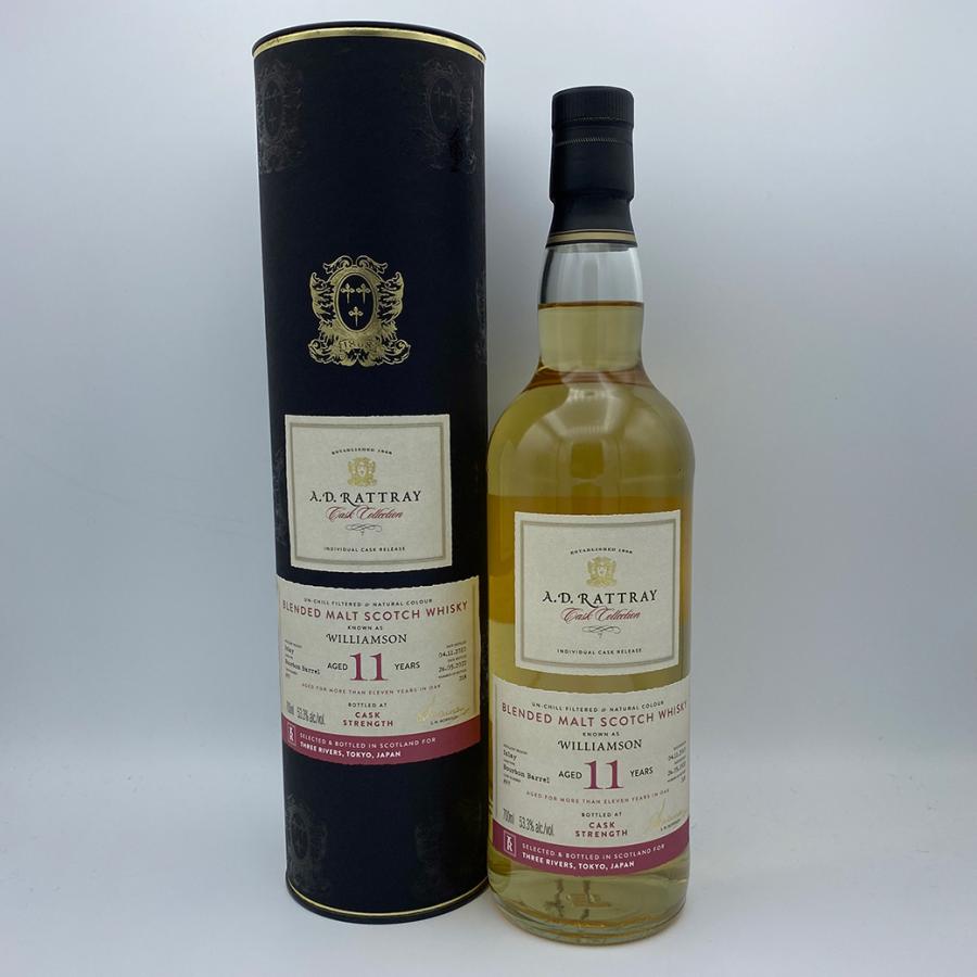 A.D.ラトレー ウイリアムソン11年(2010) for スリーリバーズ 70cl,53.3  