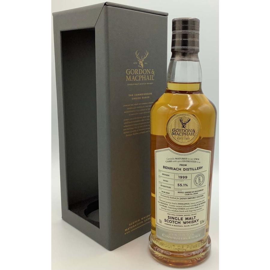 BENRIACH G&M社・コニサーズチョイス ベンリアック21年(1999-18.06 