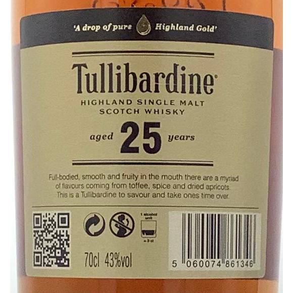 タリバーディン25年・正規 70cl,43% : OLD CASTLES - 通販 - Yahoo