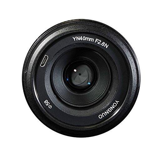 YONGNUO YN40mm F2.8N 単焦点レンズ ニコン Fマウント フルサイズ対応 非球面レンズ使用 標準レンズ 