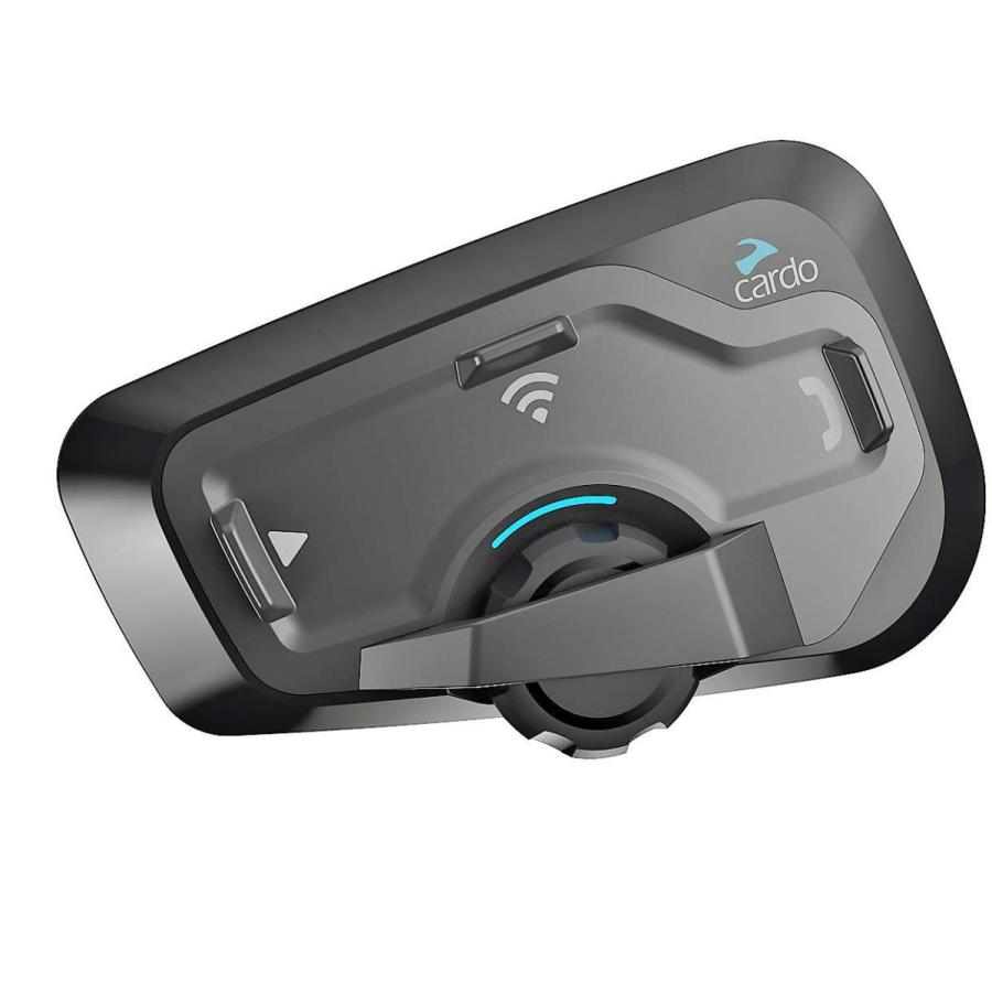 Cardo 4 + Duo FREECOMハンズフリーキット、ブラック、デュアル、2個