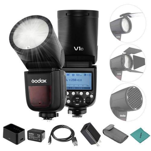 GODOX V1F カメラフラッシュ ストロボ ラウンドヘッド 富士