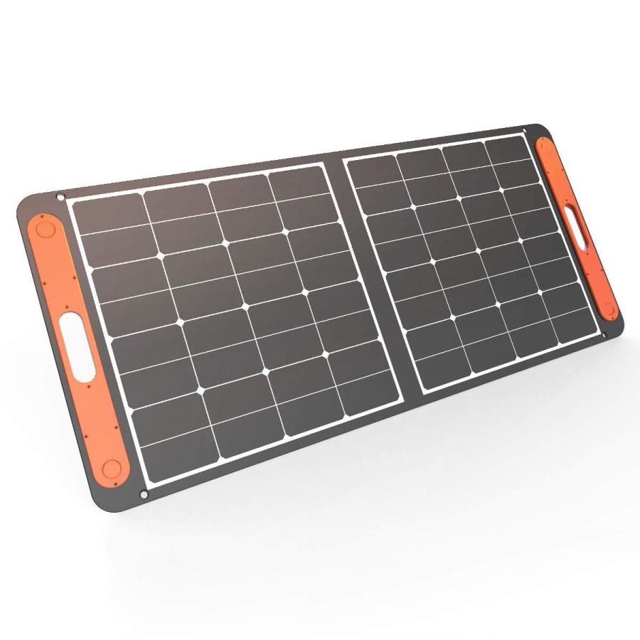 Jackery SolarSaga 100 ソーラーパネル 100W ソーラーチャージャー【DC出力/USB出力/折りたたみ式】スマホやタブレット 充電可能 DCポータブル電源充電器 高変換｜old-denki