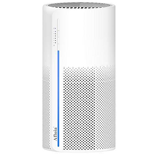 Afloia 空気清浄機 超性能フィルター 3重除菌/脱臭/集塵/ペット/PM2.5/花粉対策 微細粒子99.97%除去 アップグレード吸気口