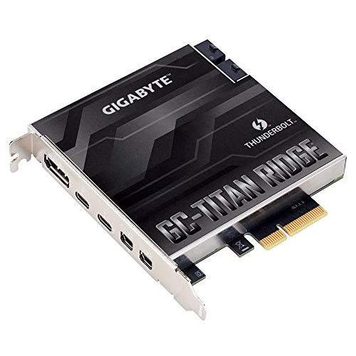 【超激レア】 GIGABYTE GC-TITAN RIDGE 2.0 Thunderbolt3 拡張カード Intel Z490/H470チップセット搭載マザーボード用 IO2535 【M2133023238】(12173円)