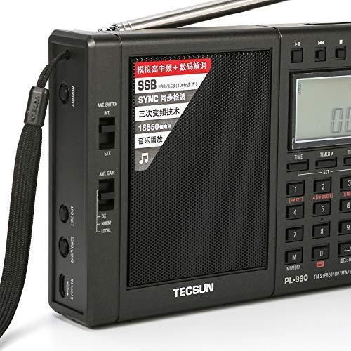 EnergyPower [日本語説明書付] 短波ラジオ TECSUN PL-990 LSB/USB 同期
