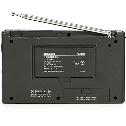 EnergyPower [日本語説明書付] 短波ラジオ TECSUN PL-990 LSB/USB 同期