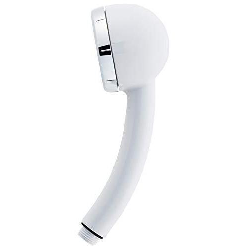 amane 天音/あまね ミスト感覚 シャワーヘッド アダプター3種付き (ホワイト) 取り換えカンタン 水圧 ホワイト