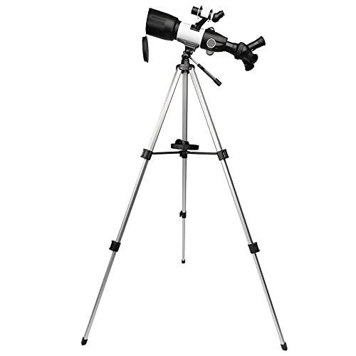 LAKWAR シーカー ７０ 天体望遠鏡セット 口径70mm 400mm AZマウント 天頂ミラー 専用ケース 専用携帯アダプター付き 子ども用 初心者用 持ち運びやすい
