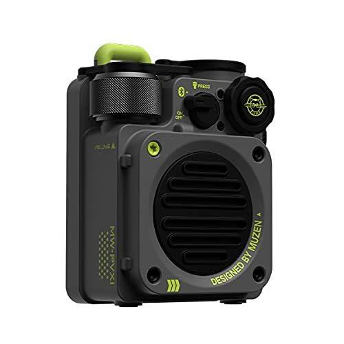 muzen（ミューゼン） WILD MINI（ワイルドミニ）Bluetoothスピーカー 防水IPX5 (Metal Gray)