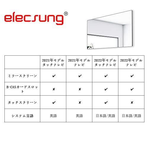 ★レア物 新品未開封 elecsung 22V型 Android TV 浴室用タッチスクリーンスマートミラーTV IP66防水テレビ Wi-Fi/Bluetoothと統合スピーカーを備えた 【MYK1176016867】(42237円)