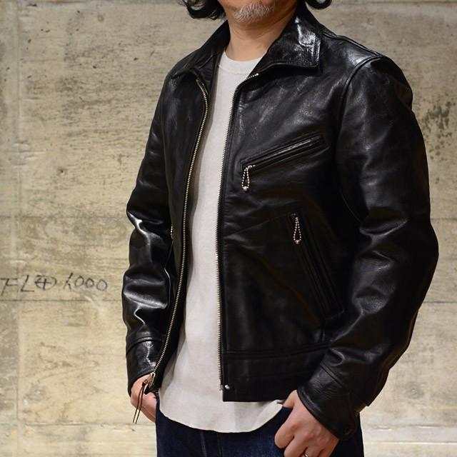 Freewheelers フリーホイーラーズ レザージャケット Mulholland ホースハイド ビンテージ ブラック Fw Old Goat 通販 Yahoo ショッピング