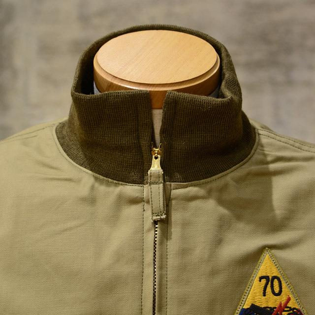 「超メルカリ市」 FREEWHEELERS フリーホイーラーズ ミリタリージャケット タンカースジャケット 70th TANK BATTALION COMPANY C ミリタリー・チノクロス ウールメルトン カーキ 【L1010710820】(36300円)