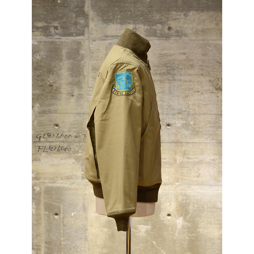 「超メルカリ市」 FREEWHEELERS フリーホイーラーズ ミリタリージャケット タンカースジャケット 70th TANK BATTALION COMPANY C ミリタリー・チノクロス ウールメルトン カーキ 【L1010710820】(36300円)