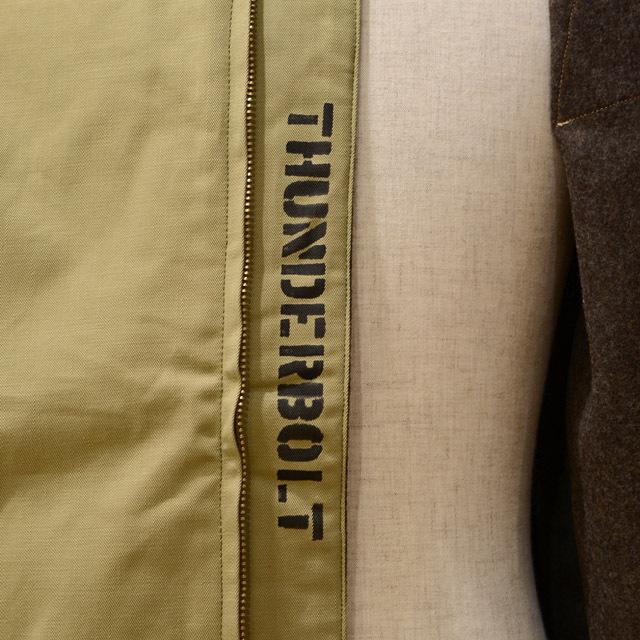 「超メルカリ市」 FREEWHEELERS フリーホイーラーズ ミリタリージャケット タンカースジャケット 70th TANK BATTALION COMPANY C ミリタリー・チノクロス ウールメルトン カーキ 【L1010710820】(36300円)