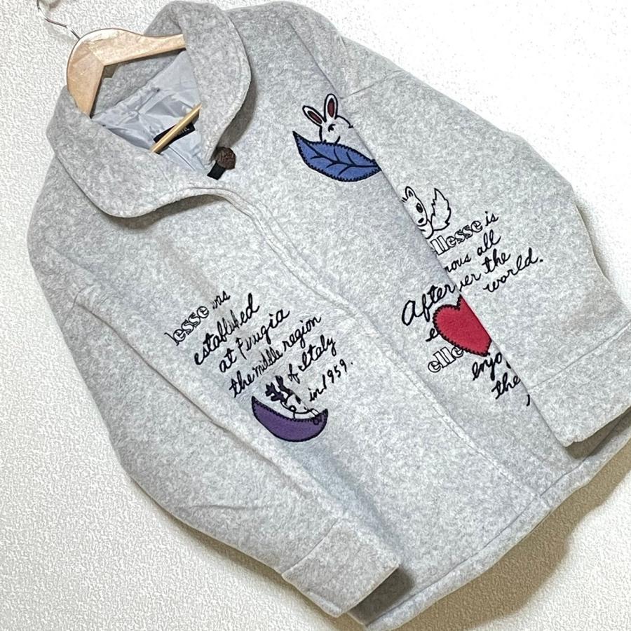 w^)b 80s90sヴィンテージ ellesse エレッセ フリースジャケット 長袖