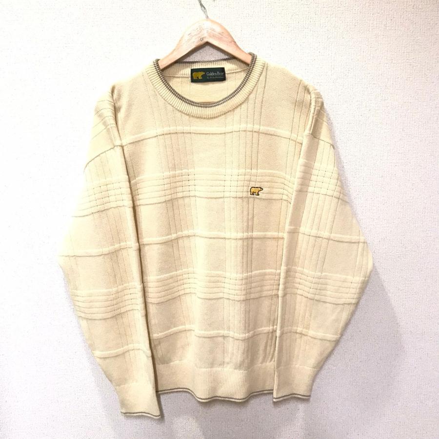 w^)b Golden Bear ゴールデンベア ニット セーター 80s 90s 